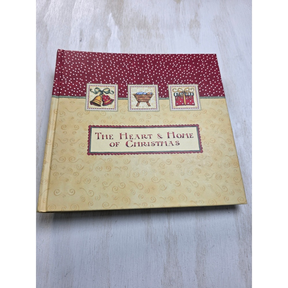 DaySpring The Heart & Home of Christmas Photo Album Religious Cottagecore Red